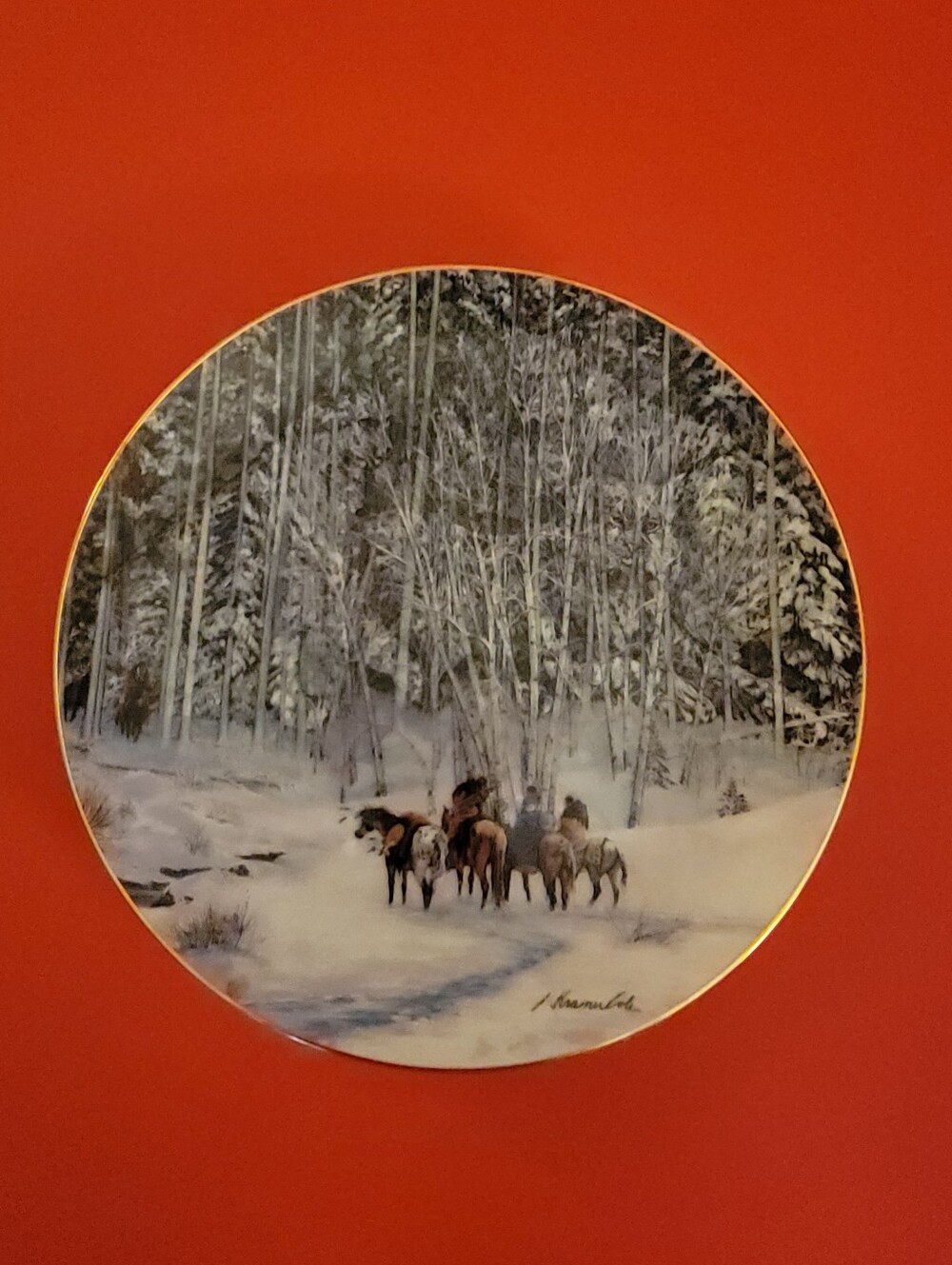 W. L. George Collecyors Plate "The Marking Tree"